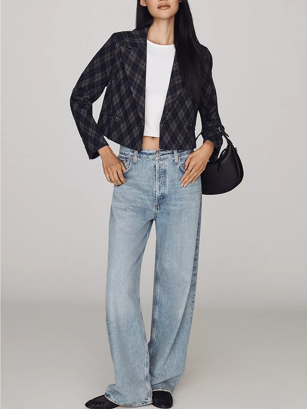 AGOLDE Low Slung Baggy Jeans Shake Light Wash 27